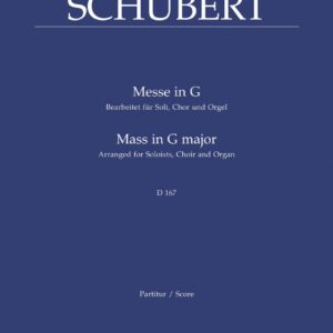 Schubert Messe In G D167 Chor & Organ Vocal Score