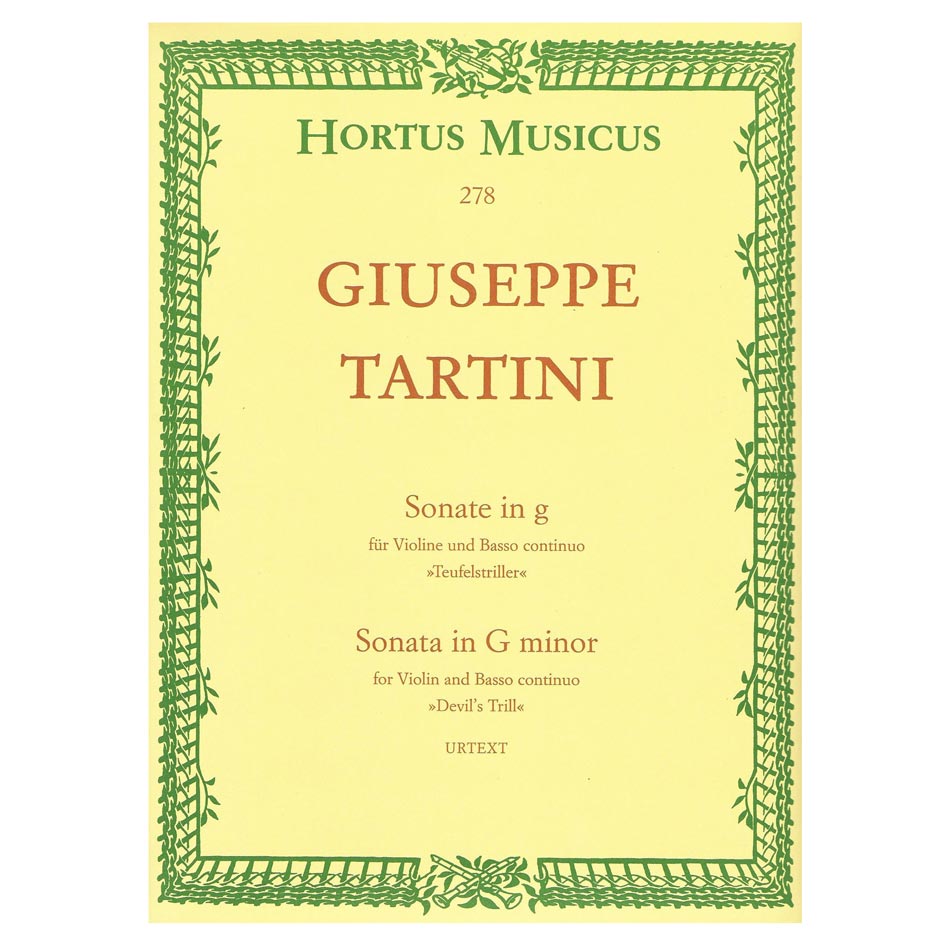 Tartini - Sonata In G Minor for Violin & Basso Continuo Tartini - Sonata In G Minor for Violin & Basso Continuo