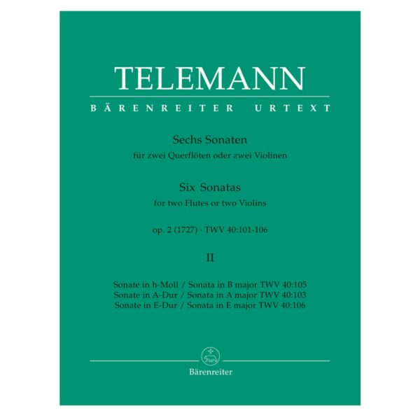 Telemann - Six Sonatas Vol. 2