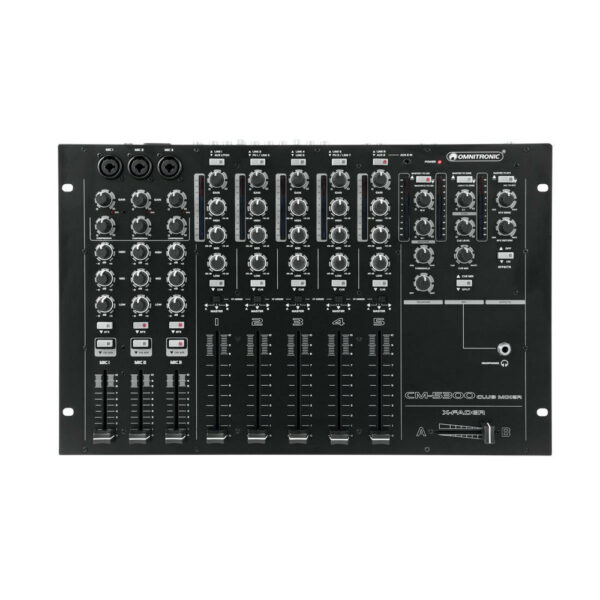 OMNITRONIC CM-5300 19'' 5-CHANNEL CLUB MIXER