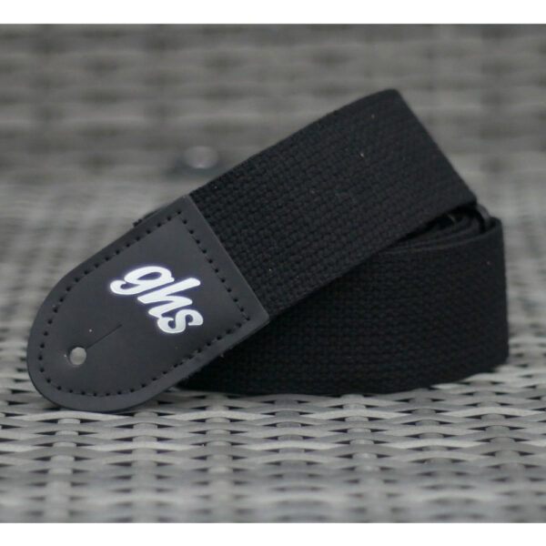 GHS A12BK GUITAR BELT COTTON BLACK