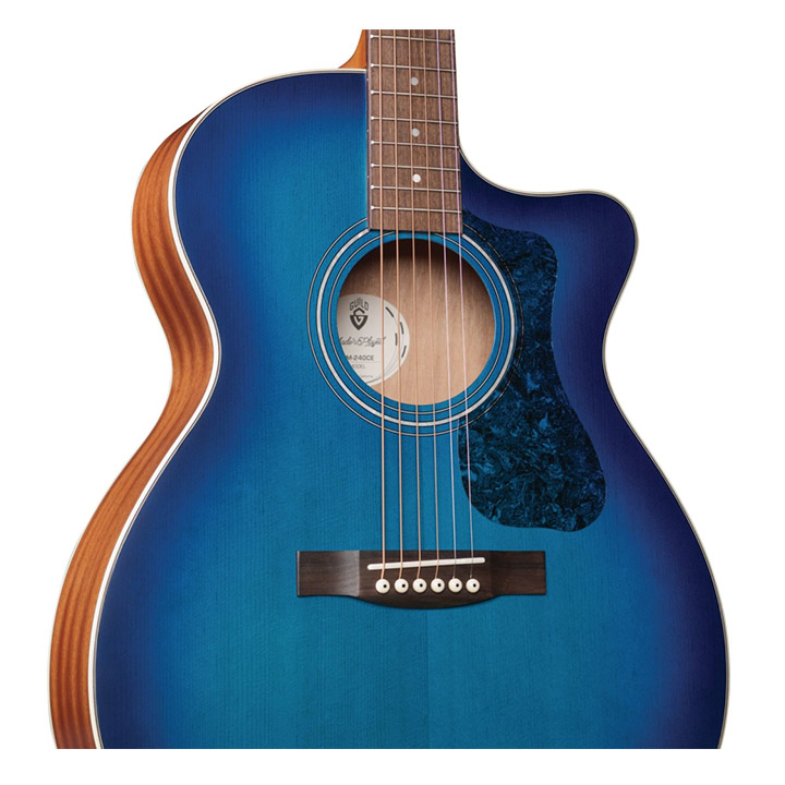 Guild OM-240CE DBB Orchestra Dark Blue Burst Satin om 240ce dbb 2