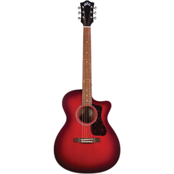 Guild OM-240CE OXB Orchestra Oxblood Burst Satin