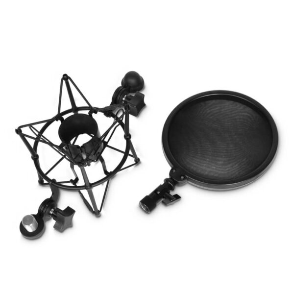 Adam Hall Shock Mount Αράχνη Μικροφώνου με Pop Filter