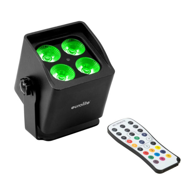 EUROLITE MINI IP UP-4 QCL SPOT LED ΜΠΑΤΑΡΙΑΣ 4Χ4W IP65 ΜΕ IR ΤΗΛΕΧΕΙΡΙΣΤΗΡΙΟ