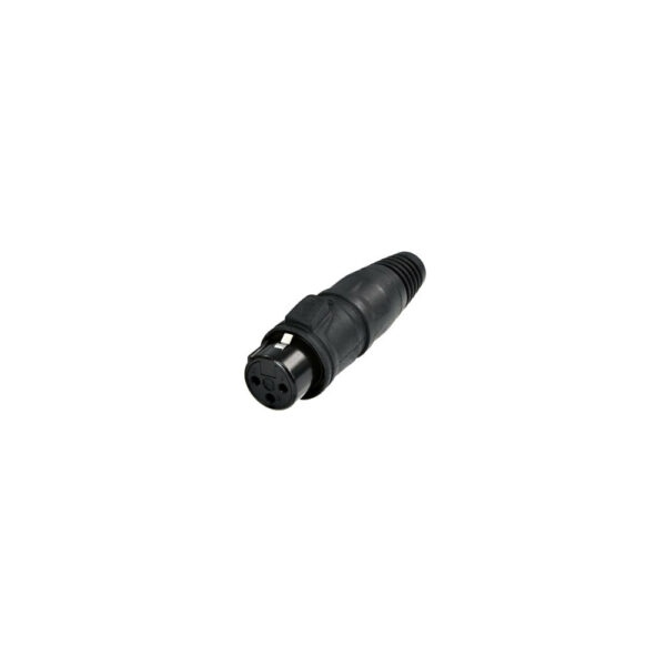 REAN RCX3F-Z-001-1 XLR 3 PIN ΕΠΙΧΡΥΣΑ ΠΡΟΕΚΤΑΣΗΣ ΘΗΛΥΚΟ ΜΑΥΡΟ BAG