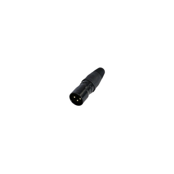 REAN RCX3M-Z-001-1 XLR 3 PIN ΕΠΙΧΡΥΣΑ ΠΡΟΕΚΤΑΣΗΣ ΑΡΣΕΝΙΚΟ ΜΑΥΡΟ BAG