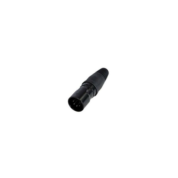 REAN RCX5M-Z-001-1 XLR 5 PIN ΕΠΙΧΡΥΣΑ ΠΡΟΕΚΤΑΣΗΣ ΑΡΣΕΝΙΚΟ ΜΑΥΡΟ BAG