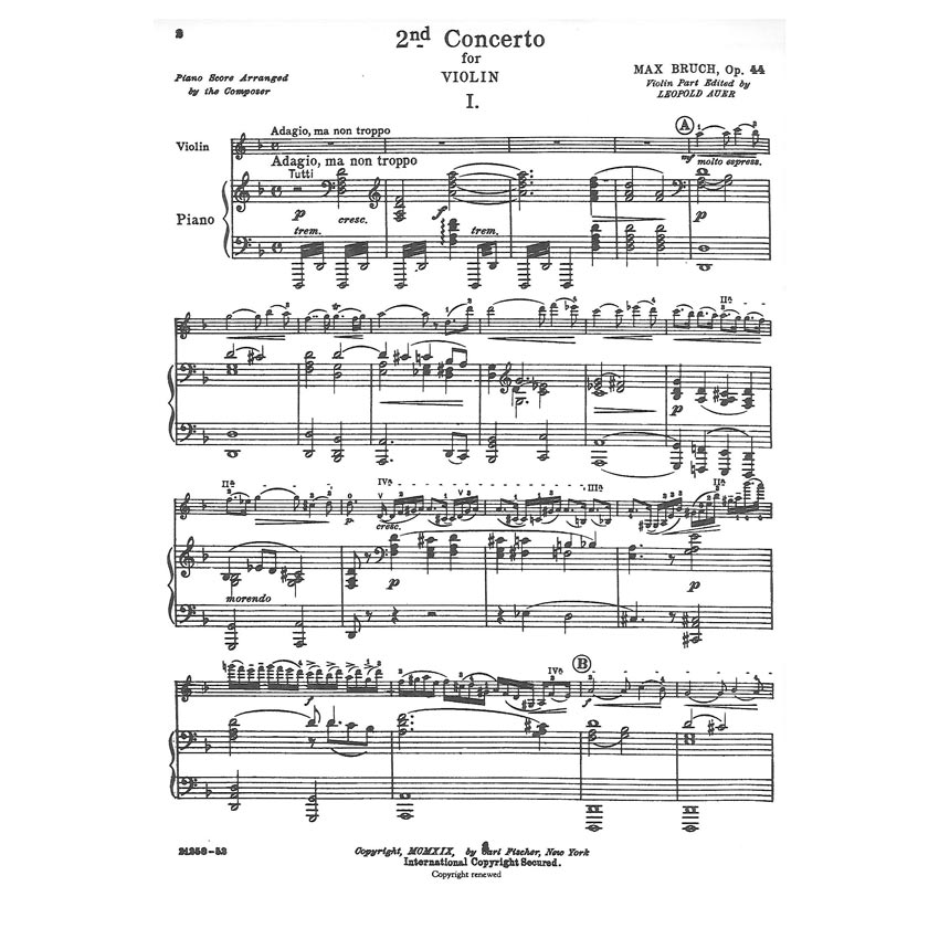 Bruch - Violin Concerto Nr.2 In D Major Op.44 bruch 2