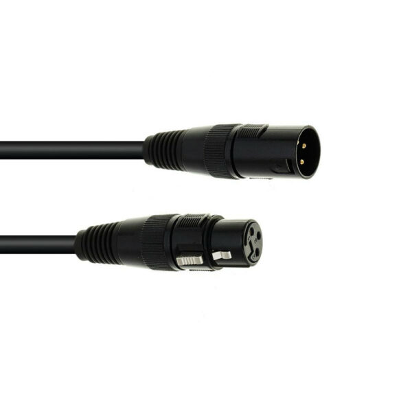 EUROLITE DMX CABLE 3PIN 3M ΚΑΛΩΔΙΟ DMX 3PIN 3M ΜΑΥΡΟ