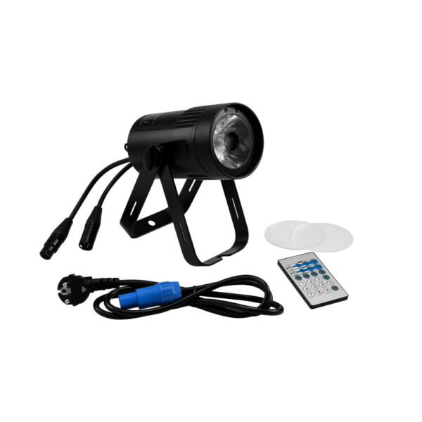 EUROLITE LED PST-15W MK2 WW LED PINSPOT 15W ΖΕΣΤΟ ΛΕΥΚΟ ΚΑΙ ΦΙΛΤΡΑ 4°/10°/25°