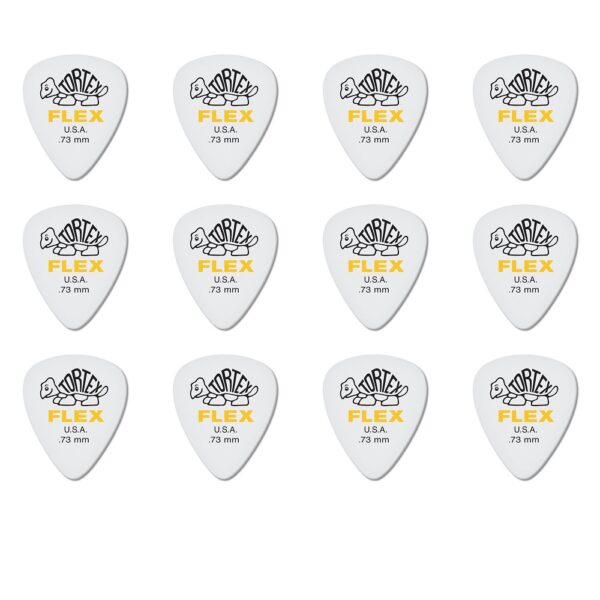 DUNLOP 428P.73 TORTEX FLEX STD NAT Πέννα 12 Τεμάχια