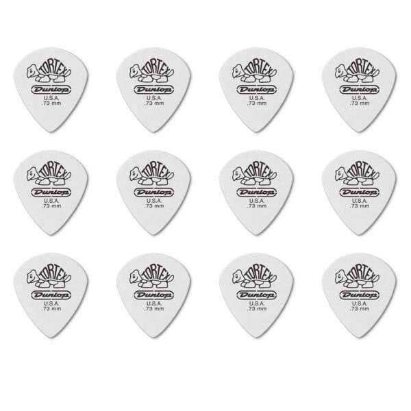 DUNLOP 478P.73 TORTEX WHT JZ3 Πέννα 12 Τεμάχια