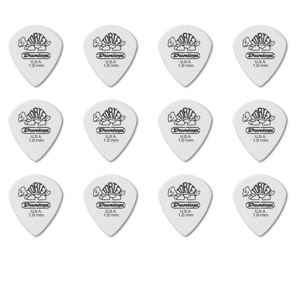 DUNLOP 478P1.0 TORTEX WHT JZ3 Πέννα 12 Τέμαχια