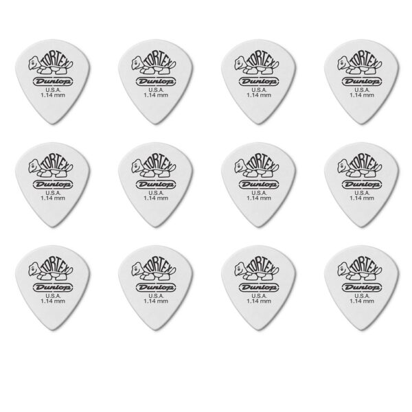DUNLOP 478P1.14 TORTEX WHT JZ3 Πέννα 12 Τεμάχια
