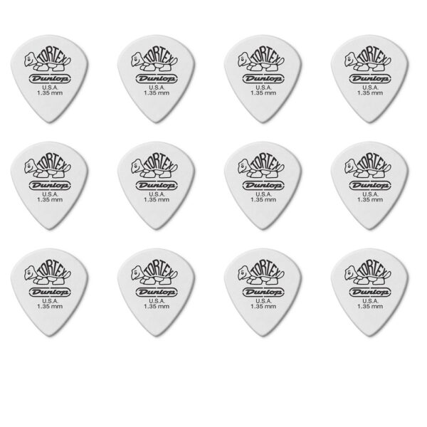 DUNLOP 478P1.35 TORTEX WHT JZ3 Πέννα 12 Τεμάχια