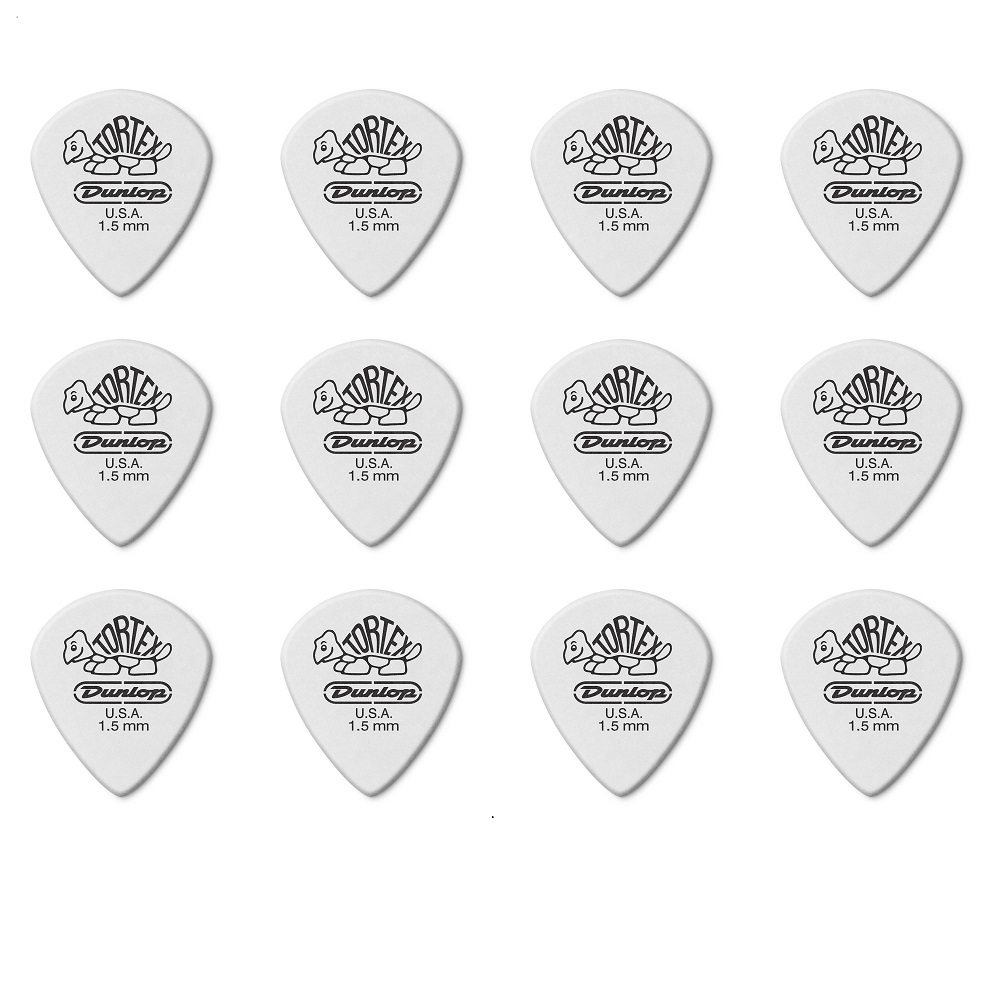DUNLOP 478P1.5 TORTEX WHT JZ3 Πέννα 12 Τεμάχια DUNLOP 478P1.5 TORTEX WHT JZ3 Πέννα 12 Τεμάχια