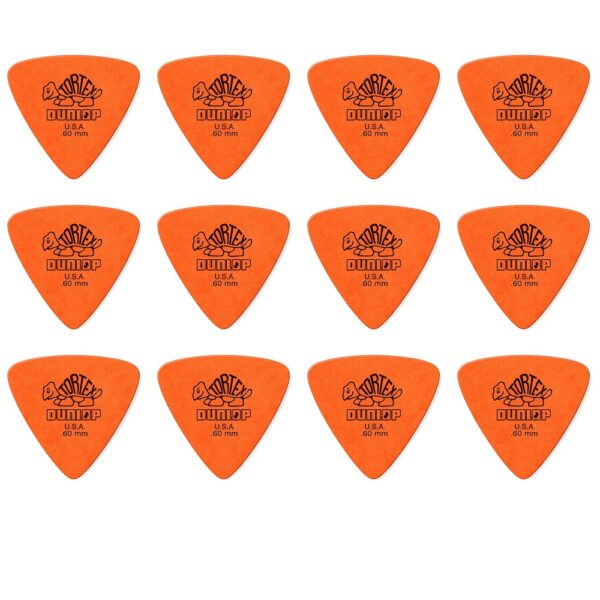 DUNLOP 431P.60 TORTEX TRI PK  Πέννα Σετ 6 Τεμάχια