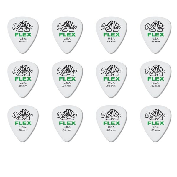 DUNLOP 428P.88 TORTEX FLEX STD NAT Πέννα 12 Τεμάχια