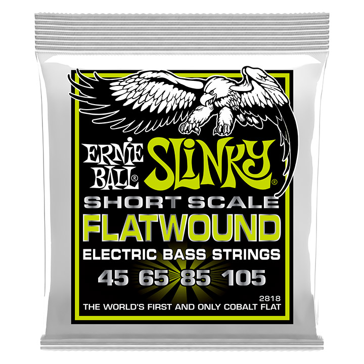 Ernie Ball 2818 FlatWound Short Scale 045-105 Ernie Ball 2818 FlatWound Short Scale 045-105