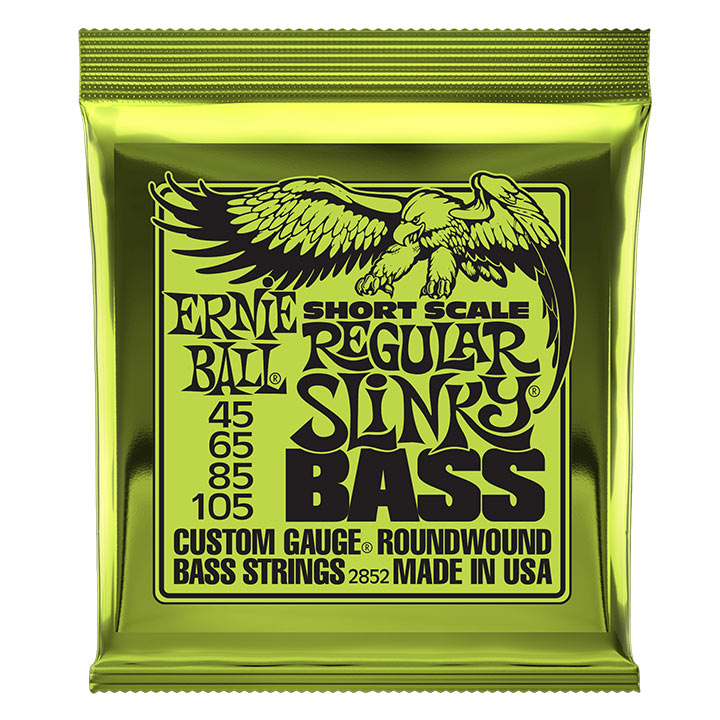 Ernie Ball 2852 Nickel Wound Short Scale Regular Slinky 050-105 Ernie Ball 2852 Nickel Wound Short Scale Regular Slinky 050-105