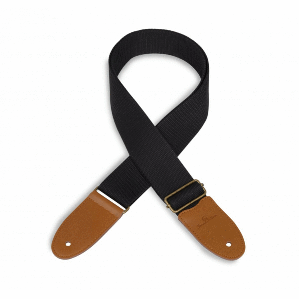 SOUNDSATION BCL Cotton Black with real leather ends
