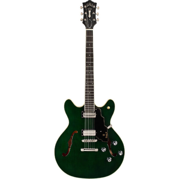 Guild Starfire IV ST Maple Semi-Hollow Emerald Green & Case