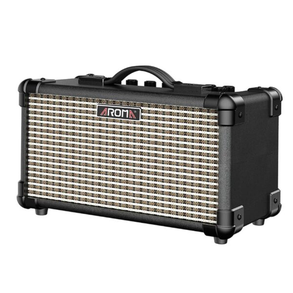 Aroma TM15 Ενισχυτής Ηλεκτρικής Κιθάρας 15 Watt Με Επαναφορτιζόμενη Μπαταρία