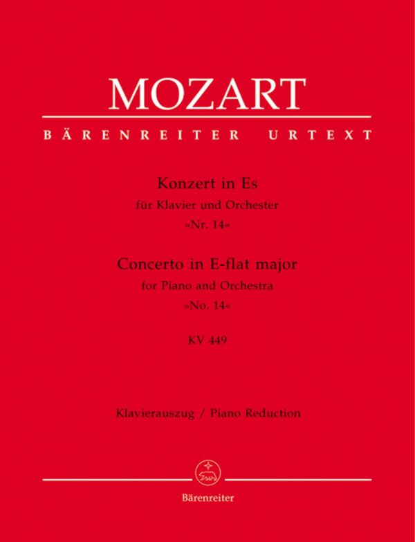 Mozart - Concerto for Piano & Orchestra n. 14 in E-flat major K. 449