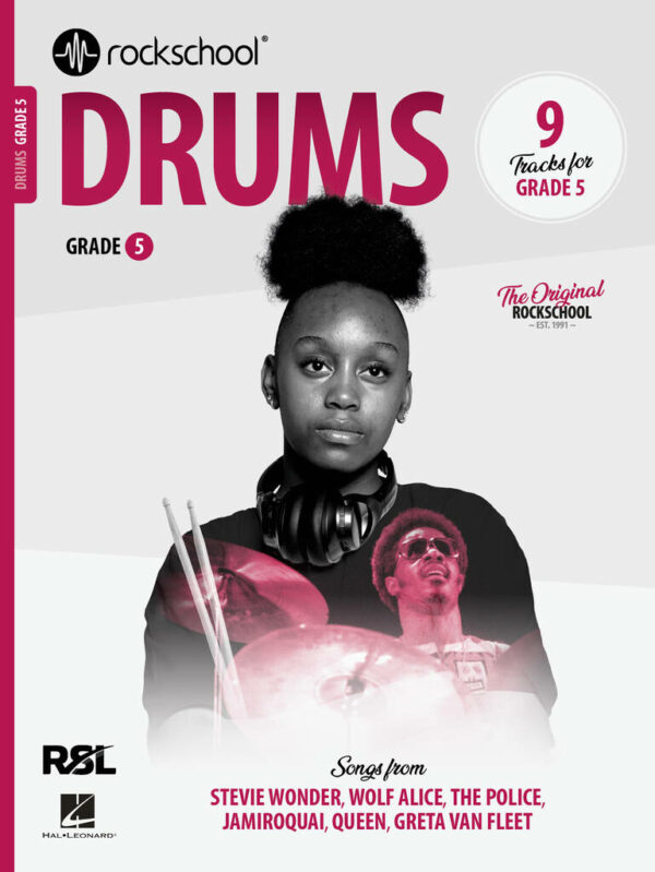 Rockschool Drums, Book 5 & Online Audio (2024)
