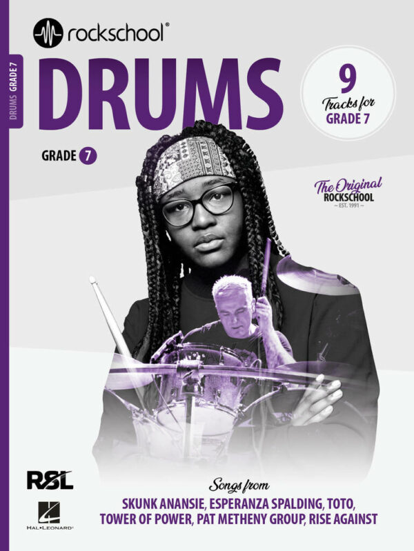 Rockschool Drums, Book 7 & Online Audio (2024)